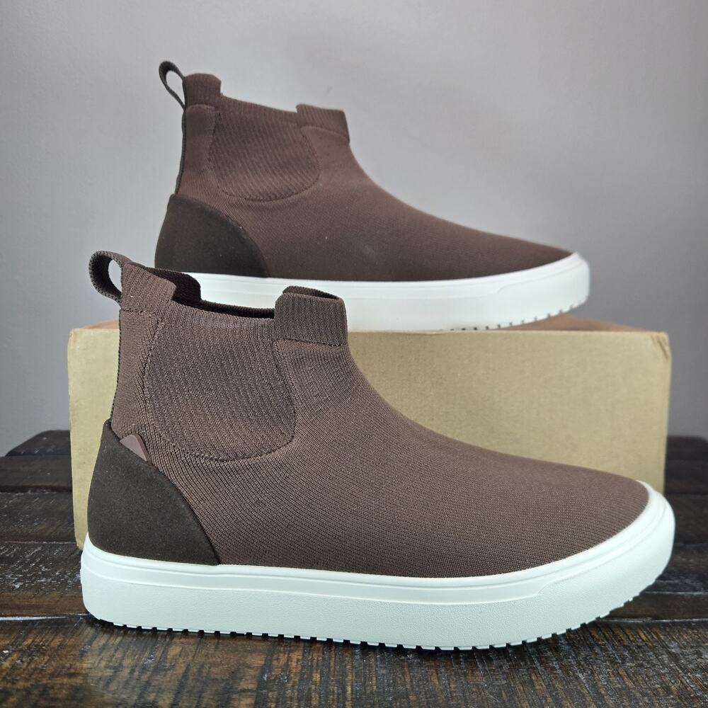 NEW Vessi Uptown Chelsea Womens Size 7.5 Waterproof Shoes Boots Dark Teak